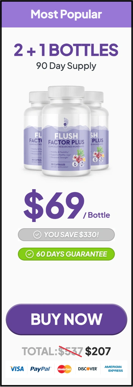 Flush Factor Plus three bottles order